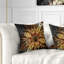 Coussin imprimé floral doré-30727862-30727866