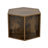 47.9'' Hexagonal Side Table In Antique Wood, Spacious Storage Space, Robust Construction, Versatile For Various Purposes, Easy Assembly Instructions Coffee 47.9'', 2Pcs, Area, Strong Build, Usage,-1155314713-1155314715