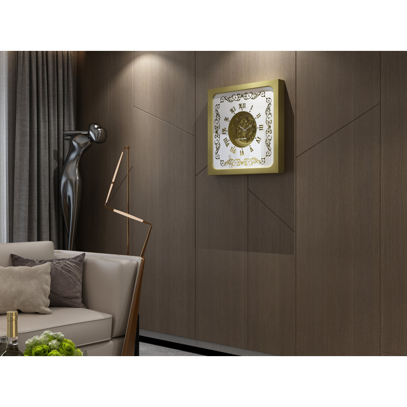 Giovani Manufactured Wood Wall Clock, 60cm H x 60cm W
