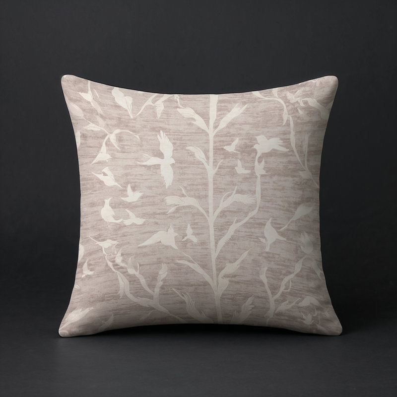 Coussin décoratif intérieur et extérieur Modern, Carré 16 po, Gris abstrait 102