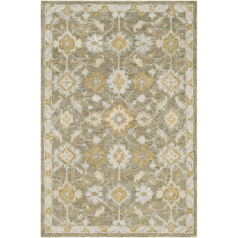 Jaylen Wool Floral Indoor Rug