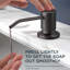 Black Touchless Kitchen Faucet with Soap Dispenser