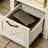 HOMCOM Farmhouse End Table, Rustic Side Cabinet With Storage, Small Side Table With Drawer, Wood Effect Tabletop For Living Room, Oak