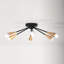 Andrea 6 Light Metal Semi Flush Mount