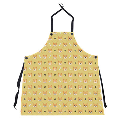 Tablier à motif shiba shiba