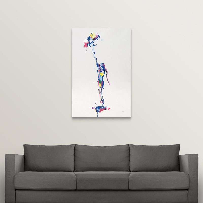 « rites away », peinture sur toile, Toile tendue, H 48 po x l 32 po x P 1,25 po
