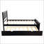 Lit plateforme avec lit gigogne simple