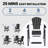 2-Person 26'' Outdoor Tall Adirondack Chairs With Table-1366476272