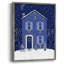 «Quiet Winter Home I», reproduction encadrée - bois massif
