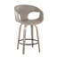 Tabouret de comptoir à hauteur fixe avec pivot