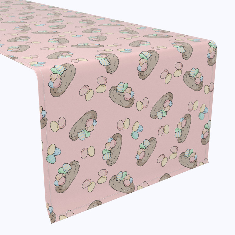 Grange Geometric Easter Table Runner, 108" x 14"
