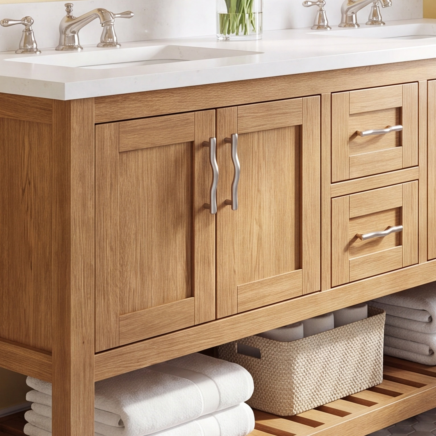 Verona 3" Bar Cabinet Pull, Satin Nickel