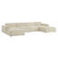 Canapé modulaire rembourré en tissu de performance 6 pièces Bange-1425265258