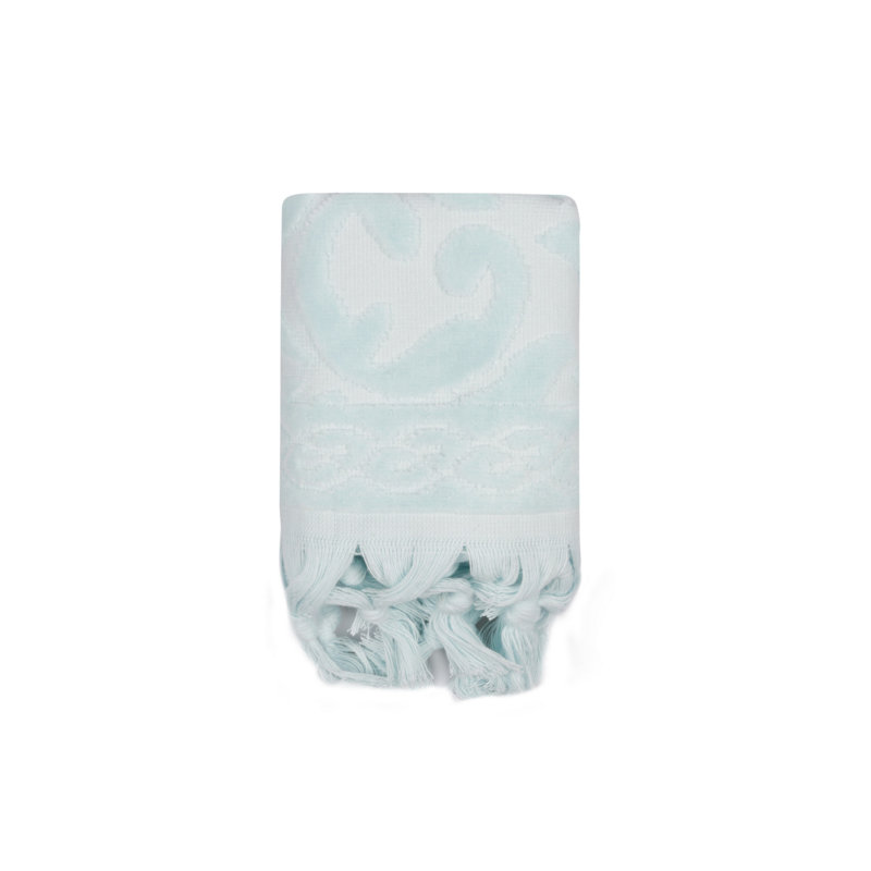 Serviette d'invité 100% coton Fasano, Bleu