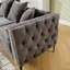 Canapé modulaire en L, repose-pieds de rangement convertible, chenille, accoudoirs carrés-1077677979