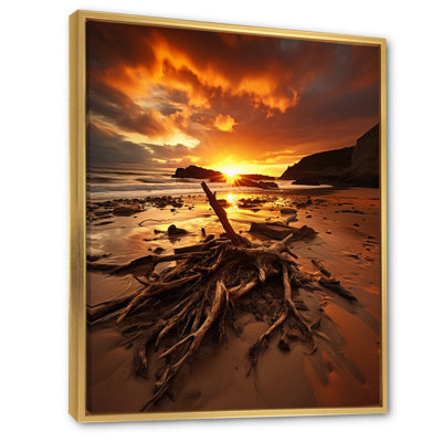 Azilda Beach Golden Sands VII sur toile