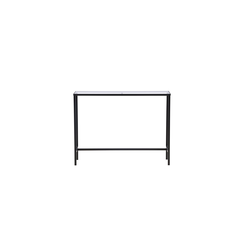 Dipp 30cm Glass Top Console Table