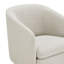 Chaise de salle à manger rembourrée avec roulettes Temara-109920689
