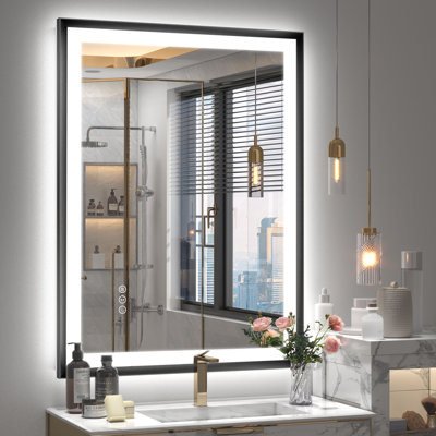 Miroir de salle de bain / meuble-lavabo mural Molly