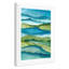 Azariana «Colors of the Coast», reproduction de peinture à l'aquarelle encadrée