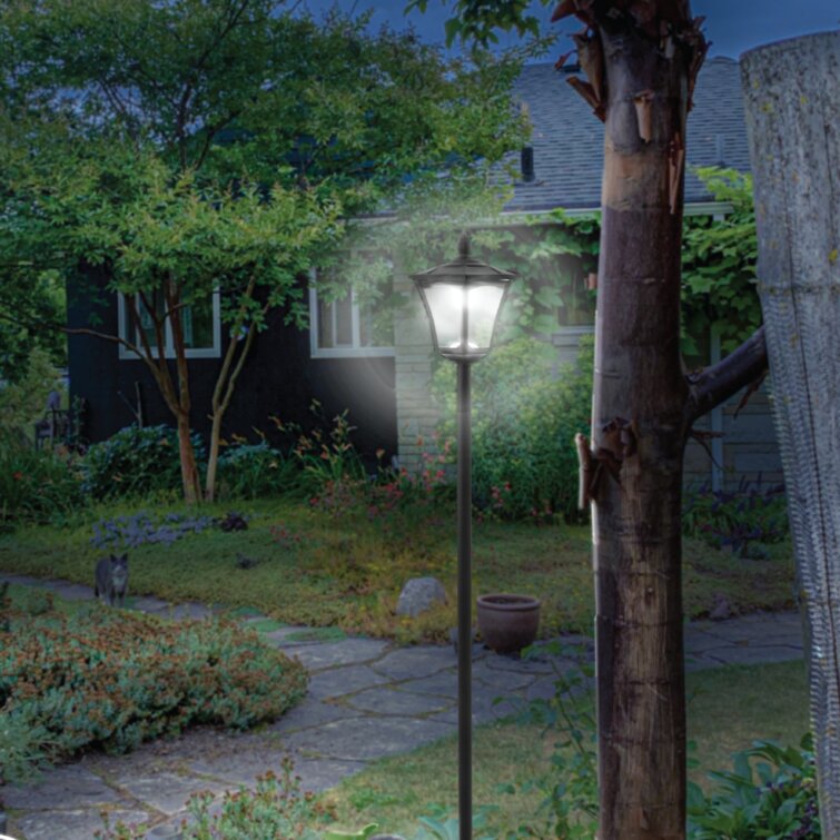 BUCASA Black Low Voltage Solar Powered Integrated LED Pathway