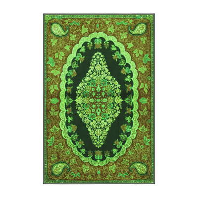 Washable Oriental Indoor Rug