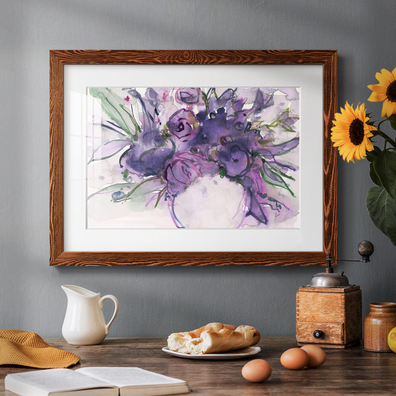 Lavande florale Splendor I, Érable, H 22 po x l 32 po x P 1,5 po