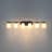 Varlet 6-Light Modern Bathroom Dimmable Vanity Light with White Glass Shades