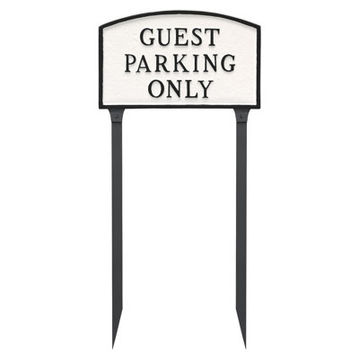 Guest Parking Only Statement Garden Sign