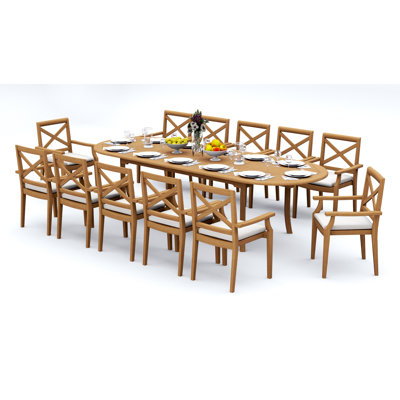Granada Outdoor - Piece Teak Dining Set