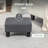 Cube Ottoman with Linen Fabric and Lightweight Design-756692420