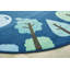 Tapis bleu touffeté Tranquil Trees-50155549