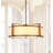 5 - Light Dimmable Drum Chandelier