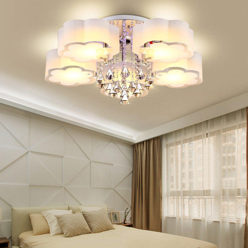Acrylic LED Semi Flush Mount