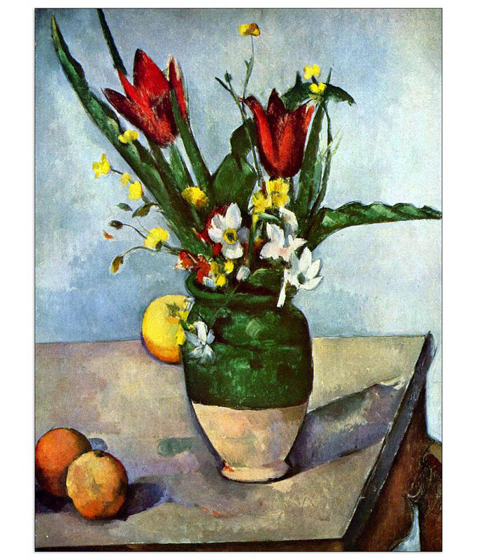 Paul Cezanne - Wrapped Canvas Painting, 80cm H x 60cm W x 1.8cm D