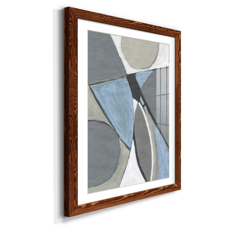 Millenium II - impression, H 44 po x l 31 po x P 1 po, Maple Framed, Blanc