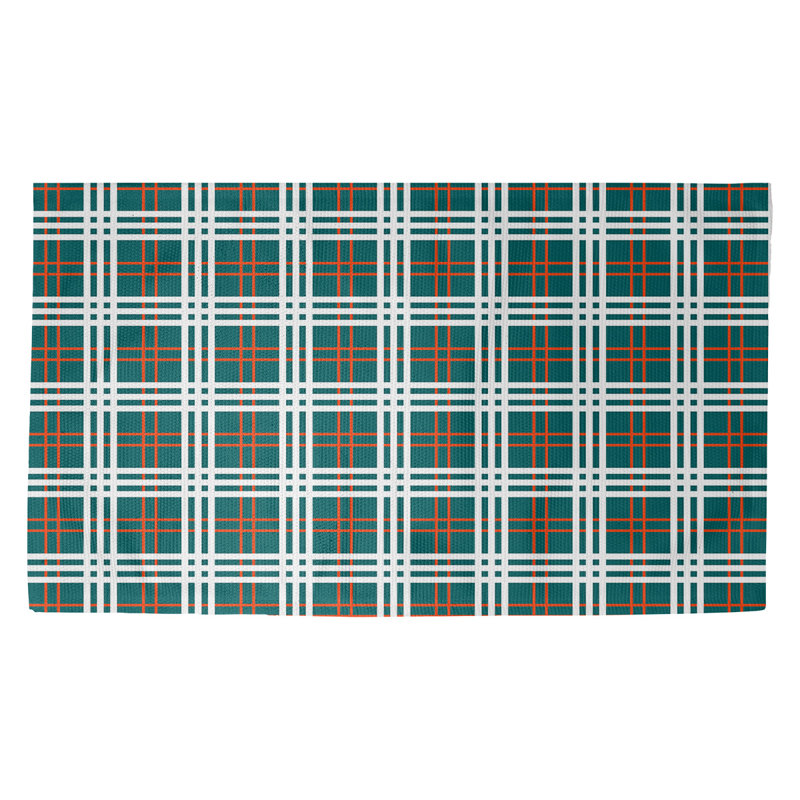 Plaid Indoor Rug, Rectangle 2' x 3'