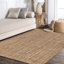 Tapis naturel en jute tissé à la main Pata-723350563