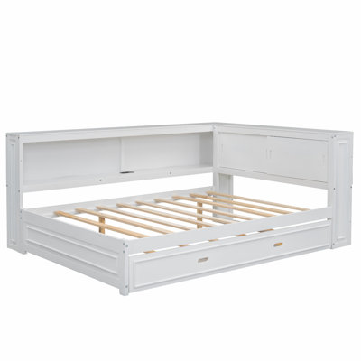 Full Wood Daybed with Storage Shelves by Mercer41