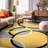 Doucet Geometric Yellow/Gray/Black Area Rug-1146494343