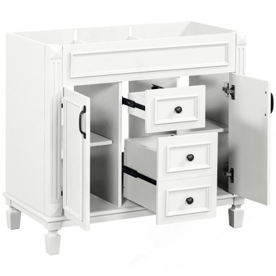 Meuble-lavabo 36 po sans lavabo supérieur, armoire seulement