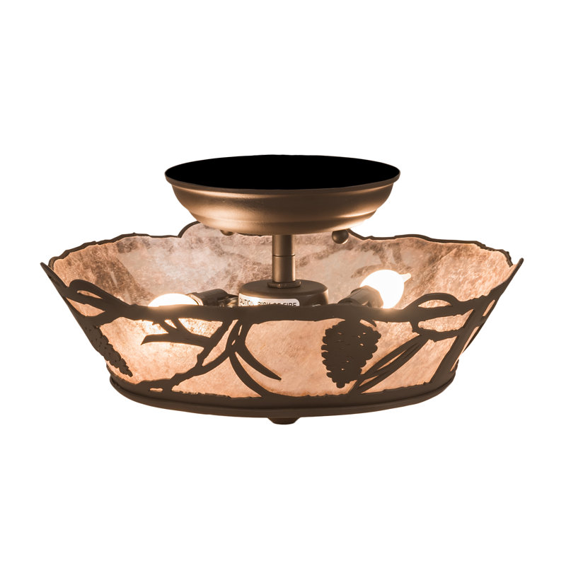Dolby 2 - Light Semi Flush Mount