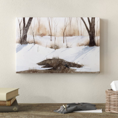 Snowland III 1 Piece Wrapped Canvas Painting