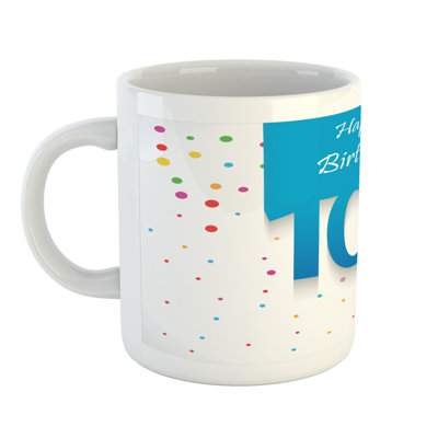 Grande tasse à café de centième anniversaire