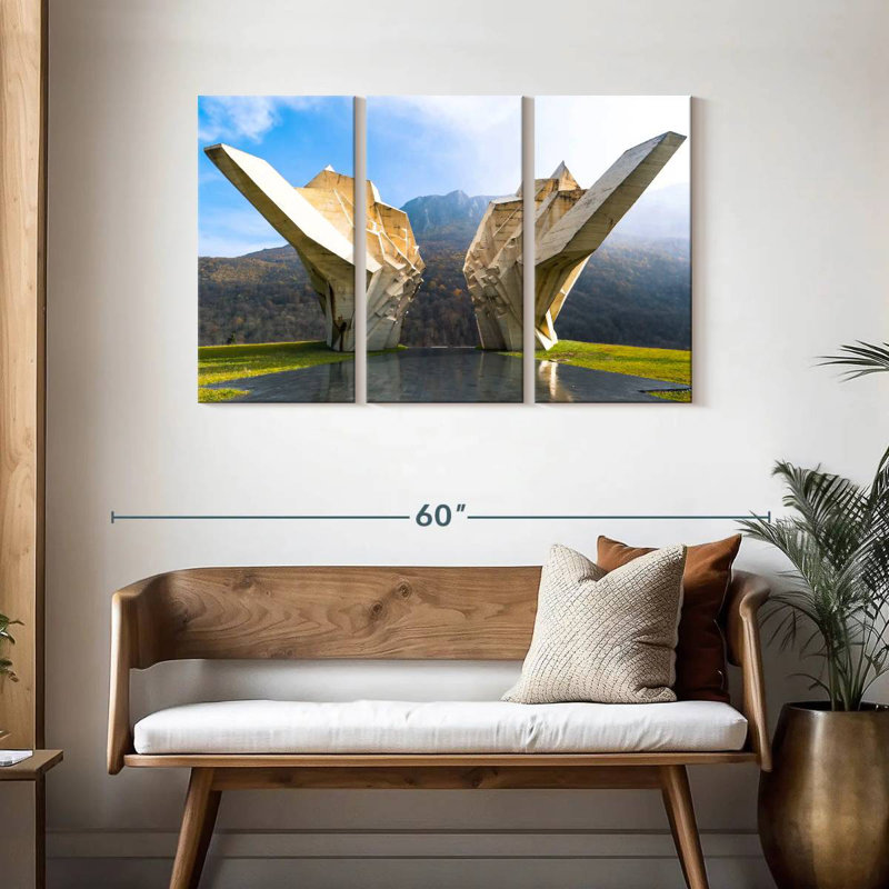 Tjentiste War Memorial, 28" H x 45" W