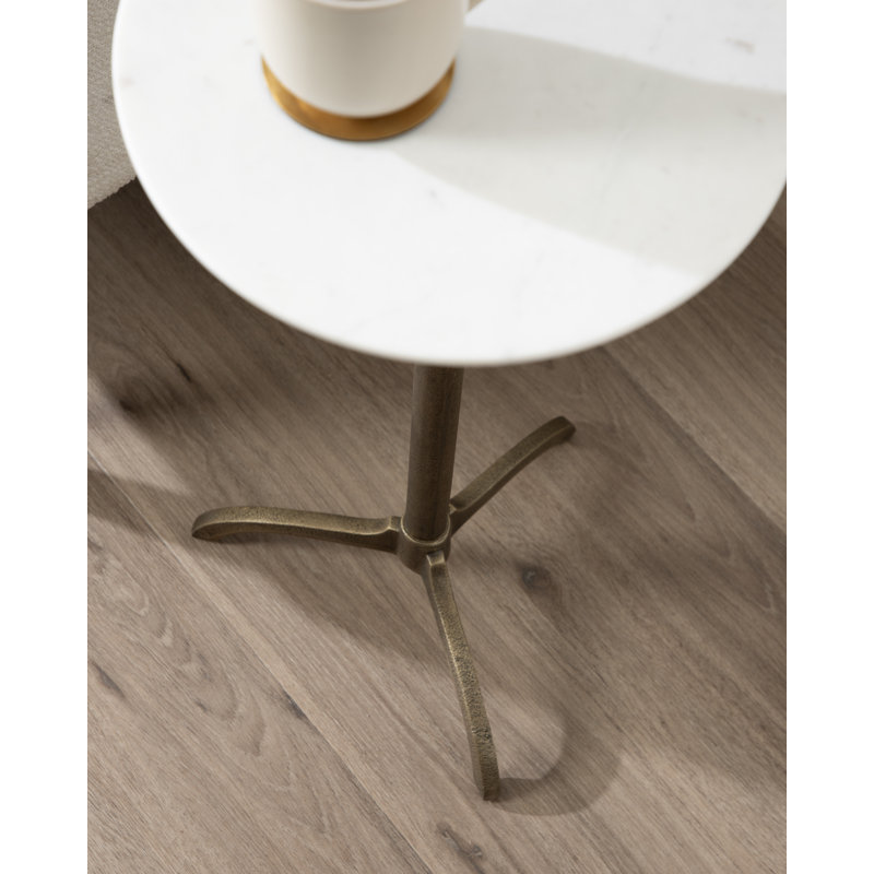 Thora Cast Aluminum Round Side Table