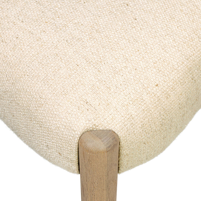 Prentiss Dining Chair-Nubuck Cigar, Thames Cream