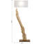 Lampe sur pied 60,6 po Scheidt