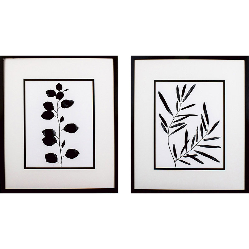" Leaf Imprint " 2 - Pieces