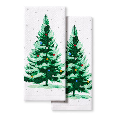 Snowflakes Kitchen Towel Set 2-Pack 16"x28"